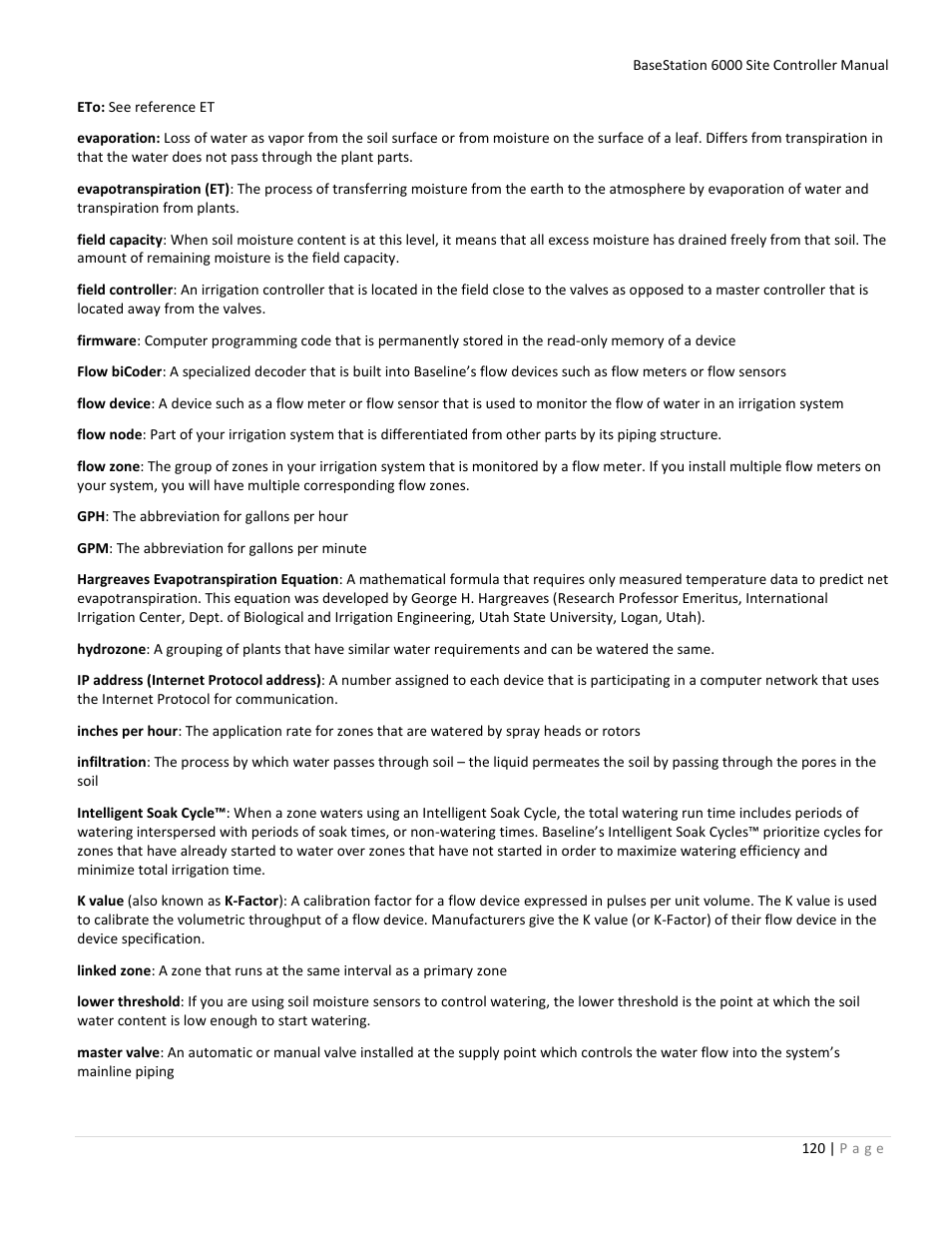 Baseline Systems BaseStation 6000 User Manual | Page 128 / 131