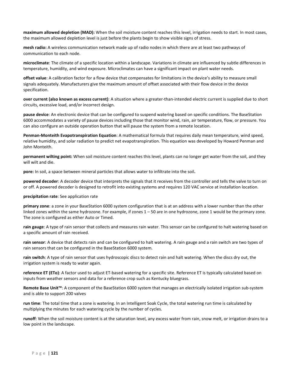 Baseline Systems BaseStation 6000 User Manual | Page 129 / 131