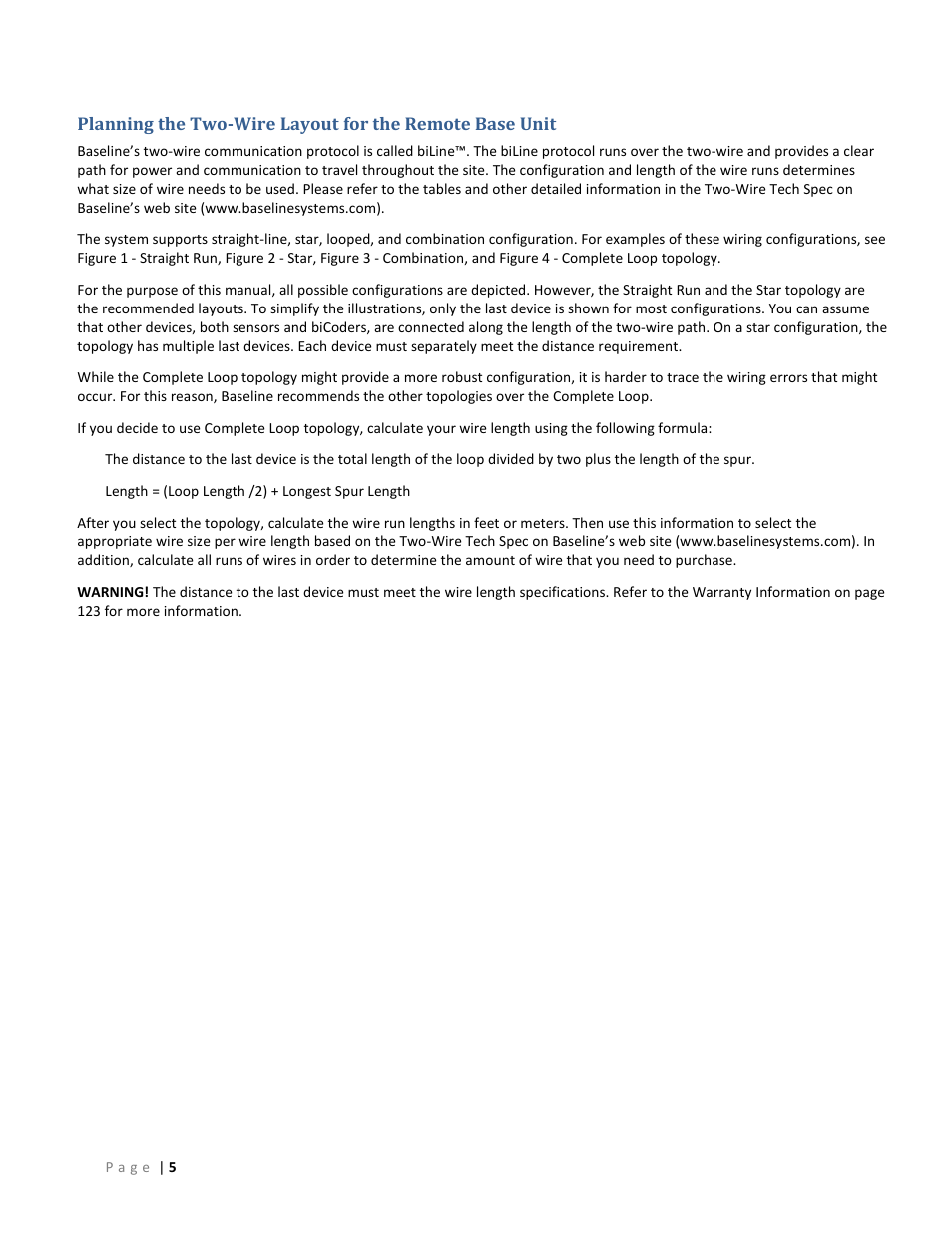 Baseline Systems BaseStation 6000 User Manual | Page 13 / 131