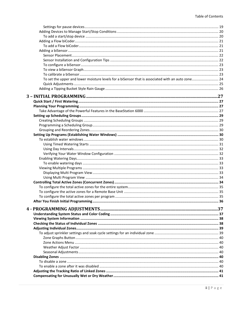 Baseline Systems BaseStation 6000 User Manual | Page 4 / 131