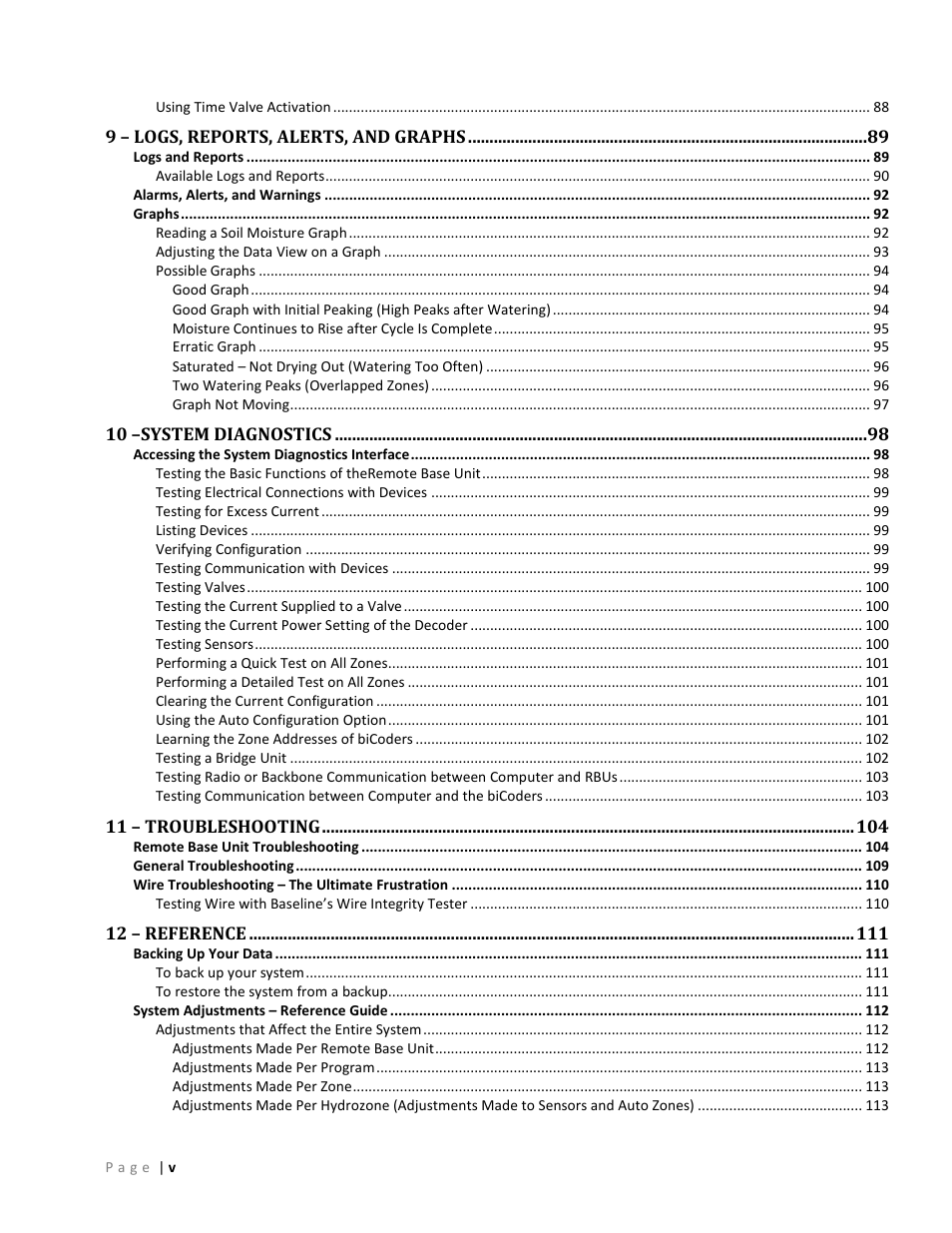 Baseline Systems BaseStation 6000 User Manual | Page 7 / 131