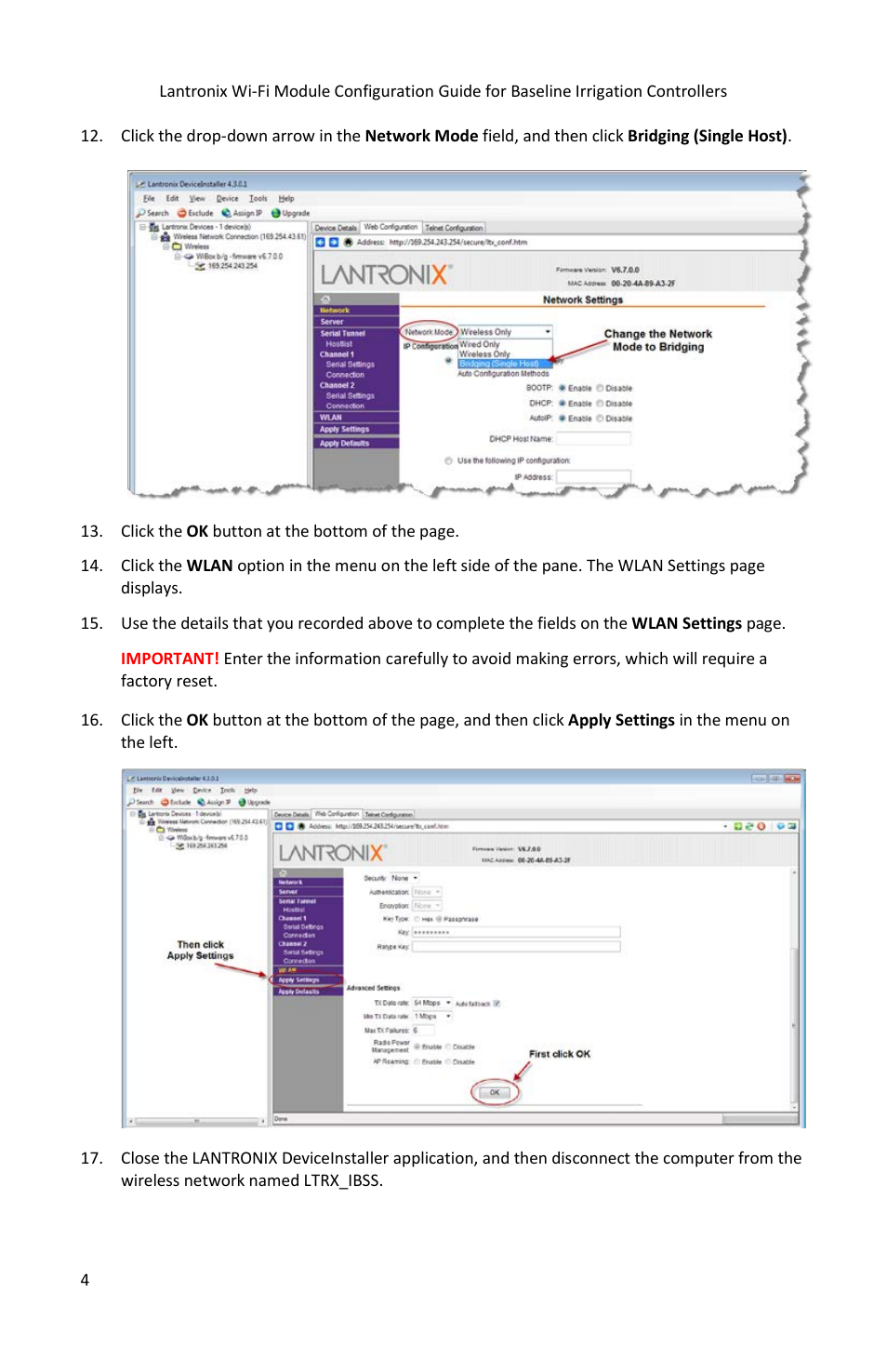 Baseline Systems Lantronix User Manual | Page 6 / 8
