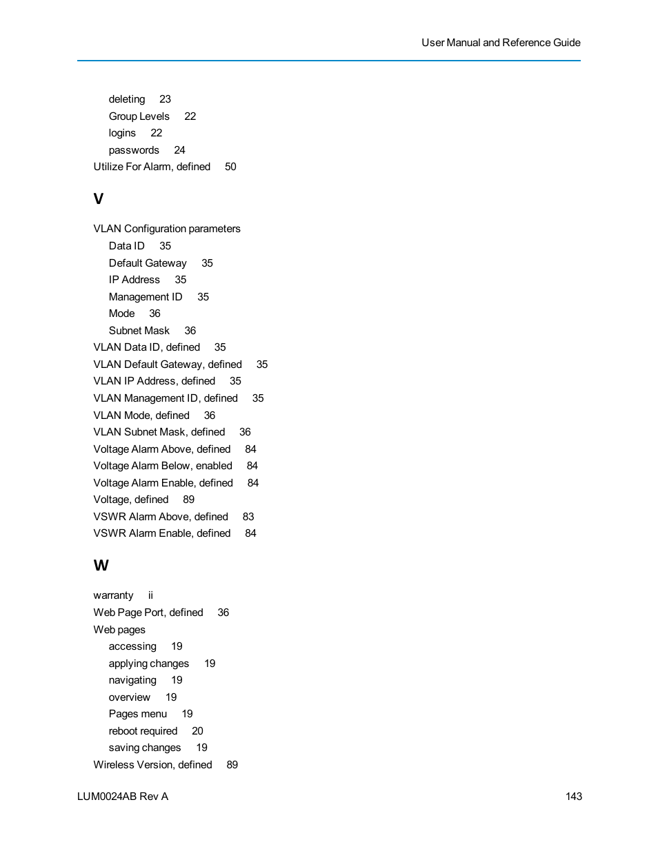 Baseline Systems FreeWave Ethernet Radio User Manual | Page 159 / 160