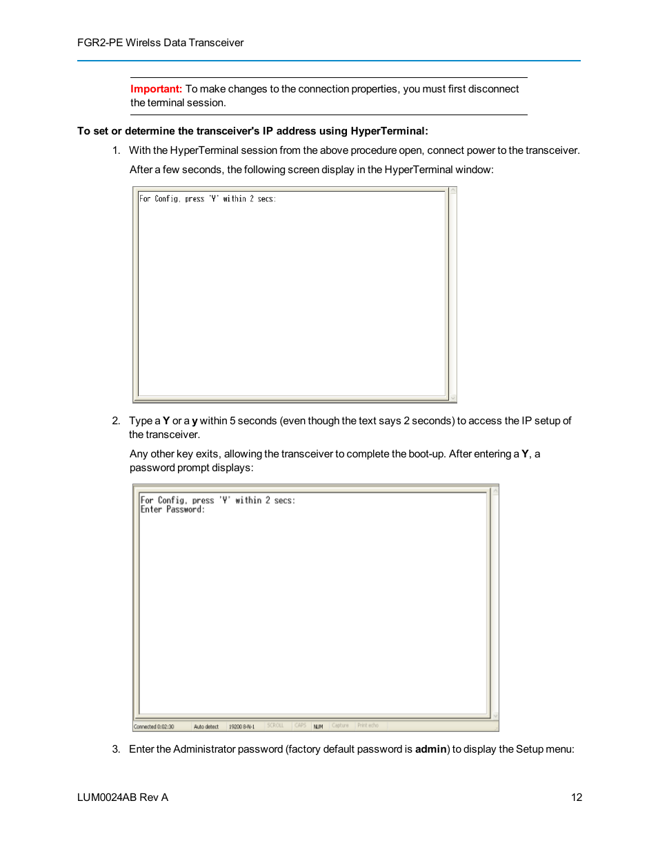 Baseline Systems FreeWave Ethernet Radio User Manual | Page 28 / 160
