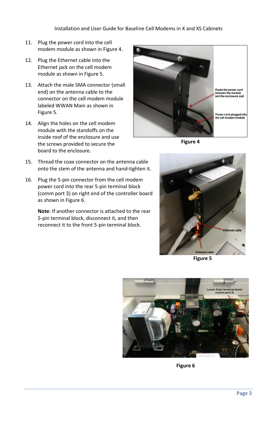 Baseline Systems BaseStation 3200 in X Cabinet User Manual | Page 7 / 14
