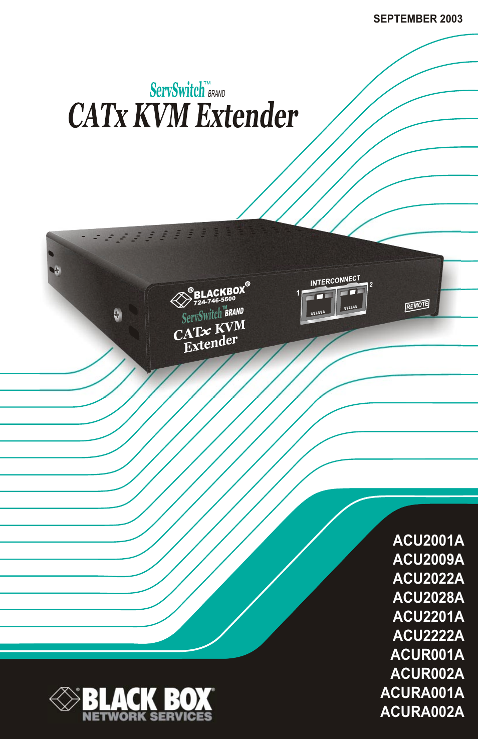 Black Box ACU2222A User Manual | 66 pages