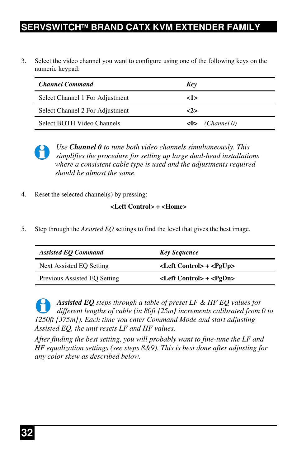 Servswitch brand catx kvm extender family | Black Box ACU2222A User Manual | Page 33 / 66