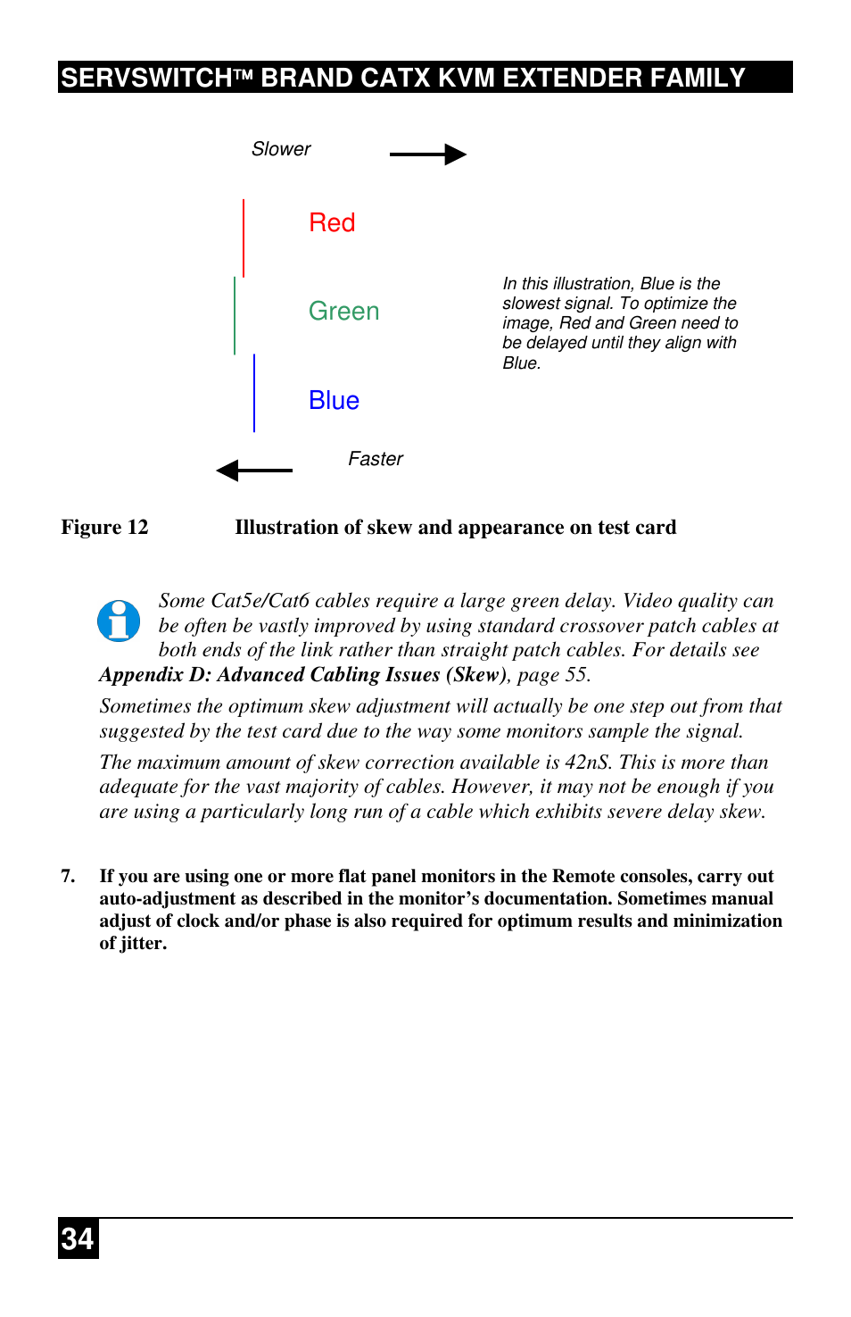 Servswitch brand catx kvm extender family, Red green blue | Black Box ACU2222A User Manual | Page 35 / 66