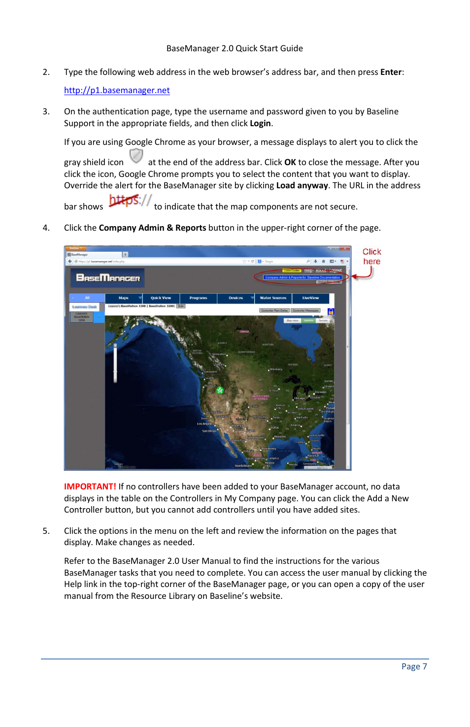 Baseline Systems BaseManager 2.0 User Manual | Page 11 / 14
