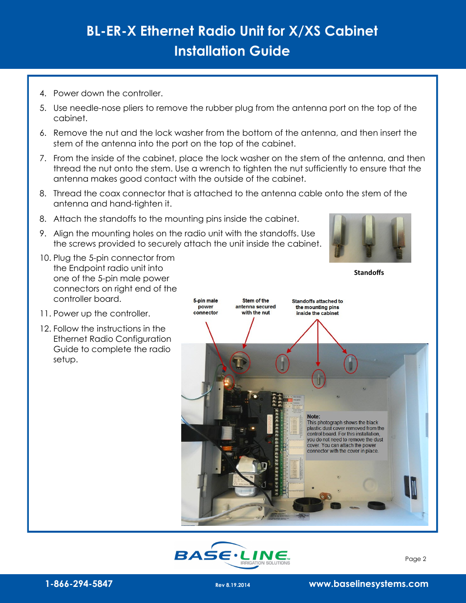 Baseline Systems Ethernet Radio User Manual | Page 2 / 2
