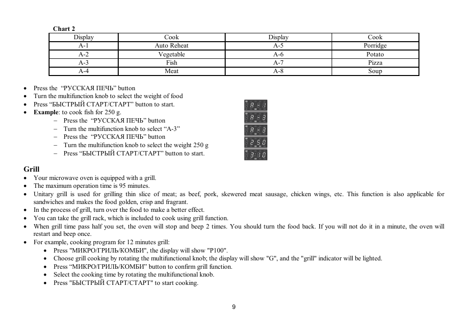 Hyundai H-MW1021 User Manual | Page 9 / 24