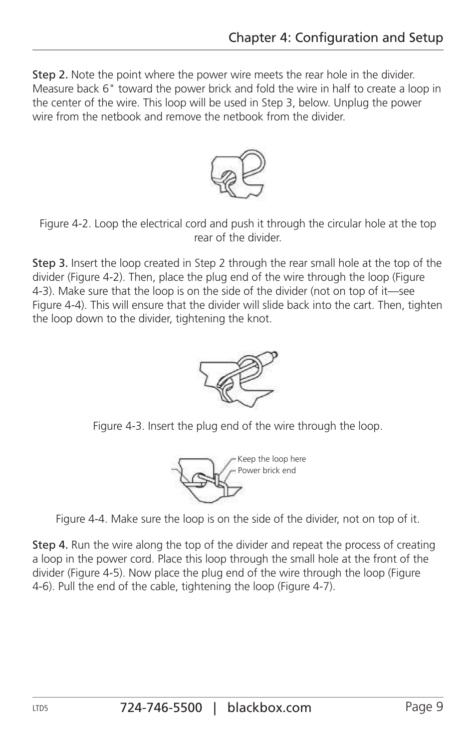 Chapter 4: configuration and setup | Black Box LTD8 User Manual | Page 9 / 16