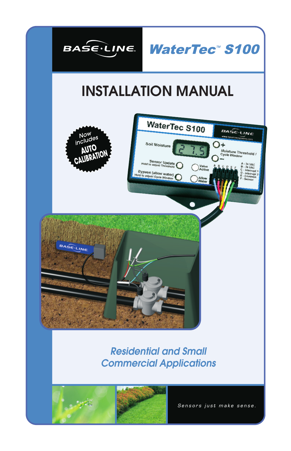 Baseline Systems WaterTec S100 User Manual | 20 pages