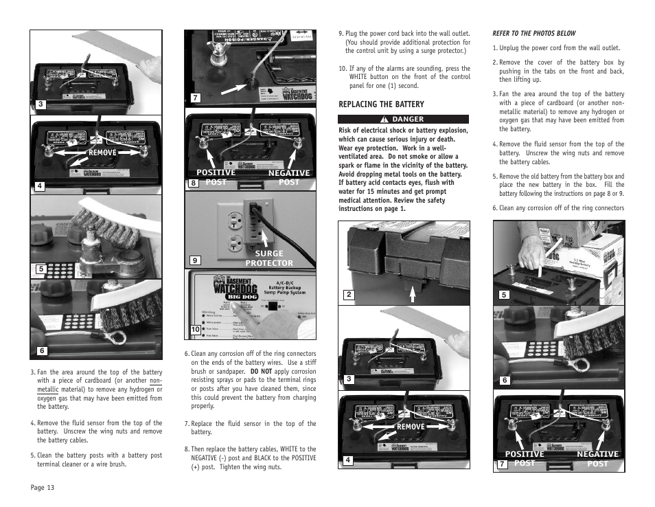 Basement Watchdog Big Dog User Manual | Page 14 / 20