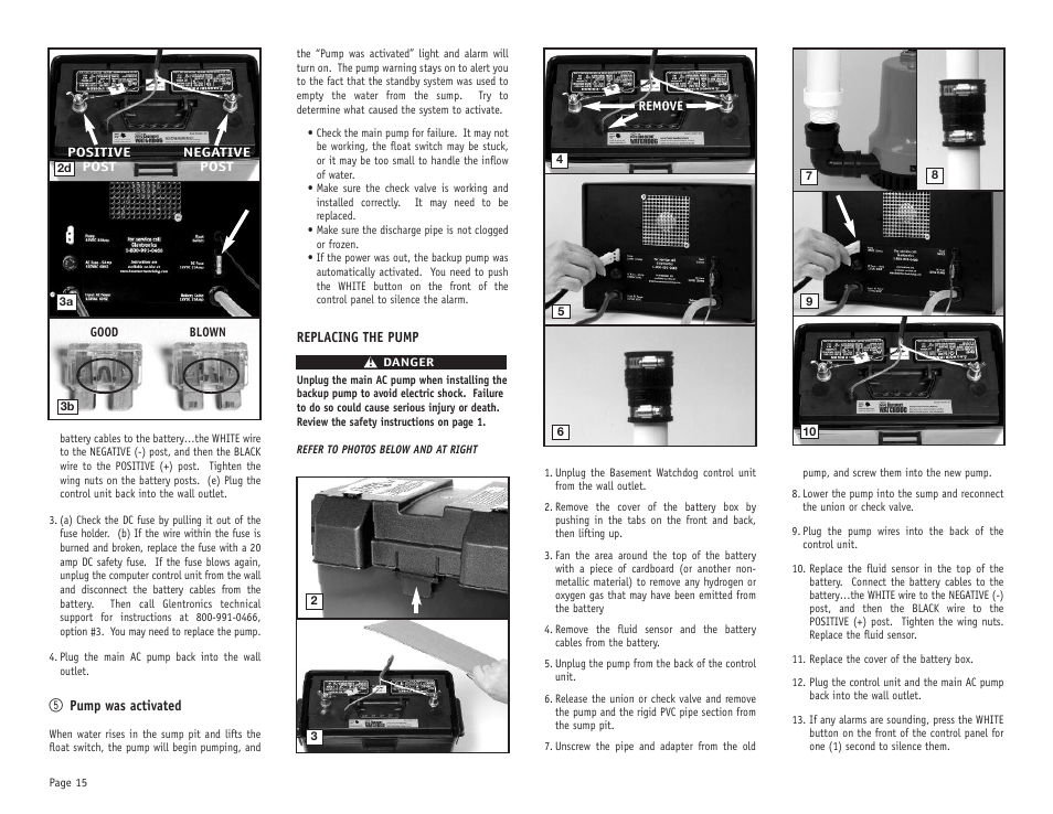 Basement Watchdog Big Dog User Manual | Page 16 / 20