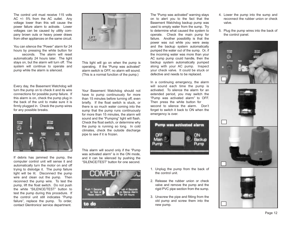 Basement Watchdog Big Dog User Manual | Page 13 / 16