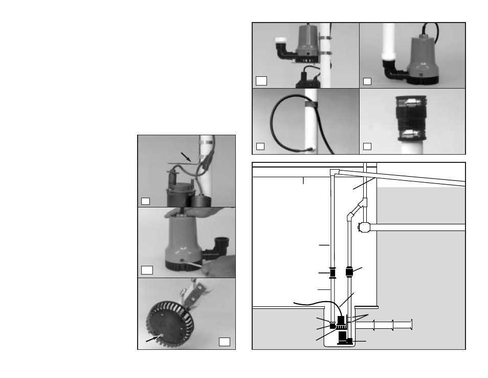 Pump & pipe installation instructions, Diagram aa | Basement Watchdog Special User Manual | Page 5 / 12