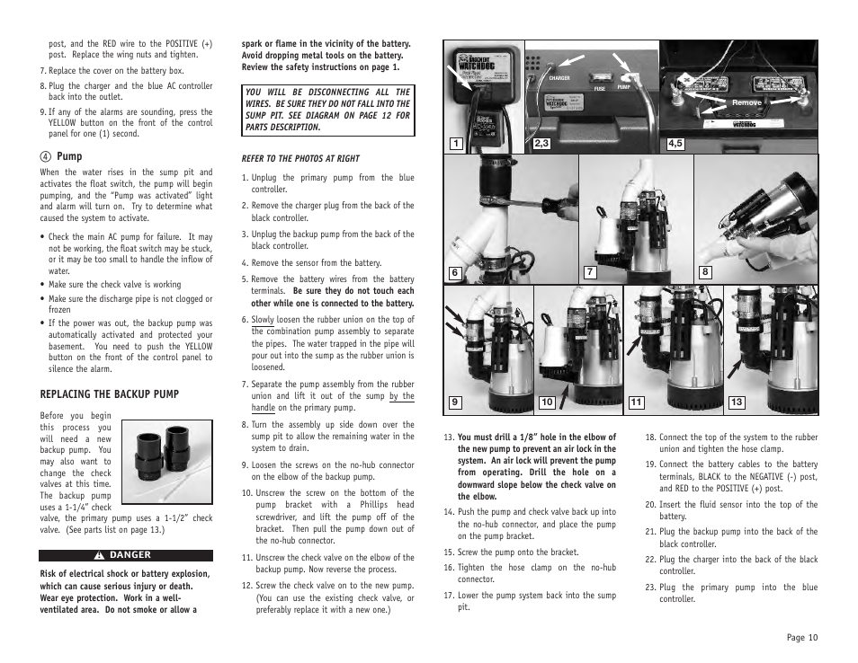 Basement Watchdog Big Combo User Manual | Page 11 / 16