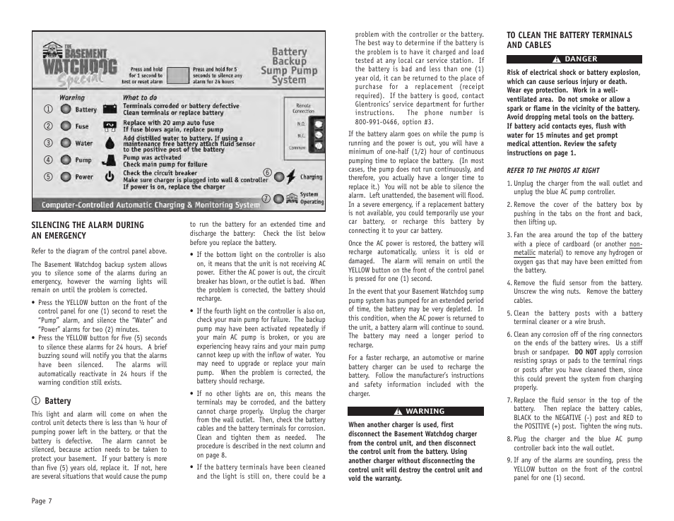 Basement Watchdog Big Combo User Manual | Page 8 / 16
