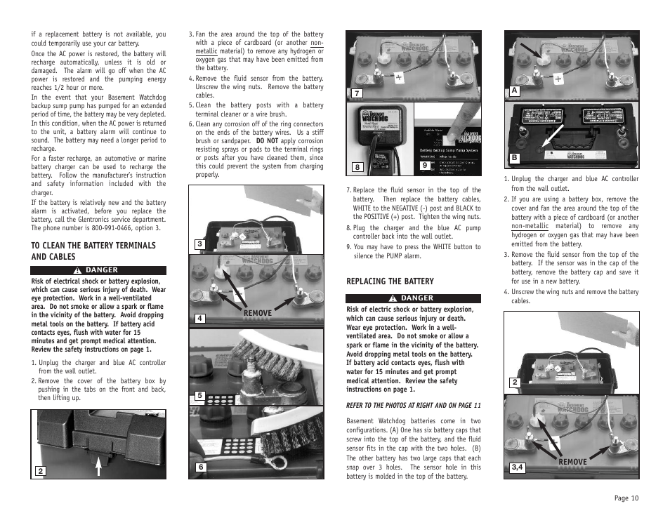Basement Watchdog Combo User Manual | Page 11 / 15