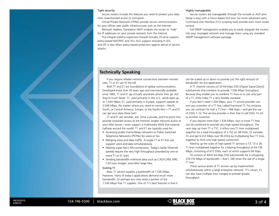 Black box, 3 of 4, Technically speaking | Black Box Nortel Secure 1004 User Manual | Page 3 / 4