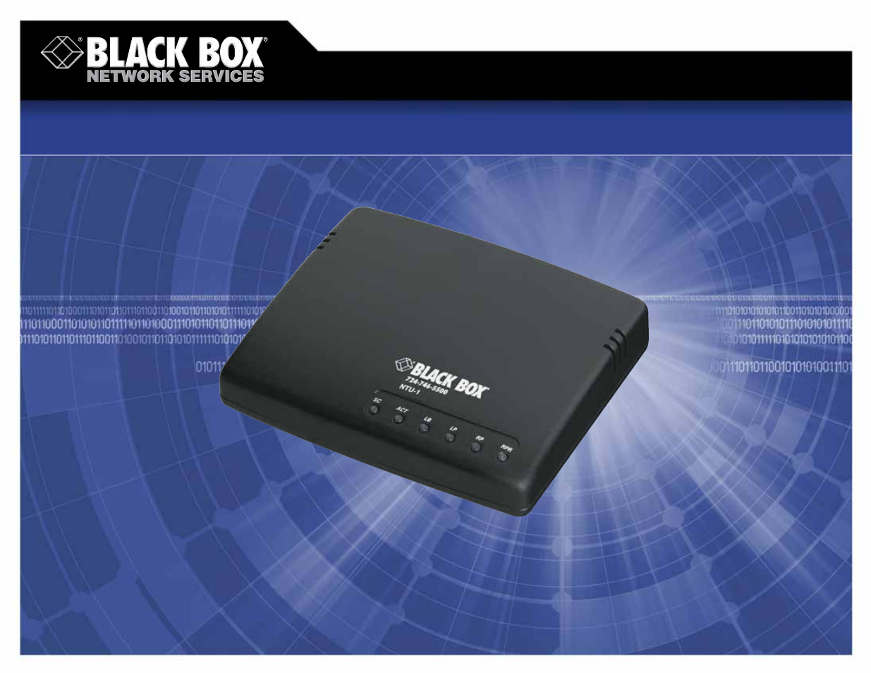Black Box NTU-1 User Manual | 3 pages