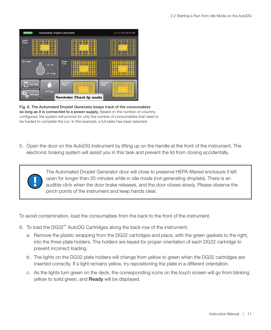 Bio-Rad QX200™ AutoDG™ Droplet Digital™ PCR System User Manual | Page 19 / 48