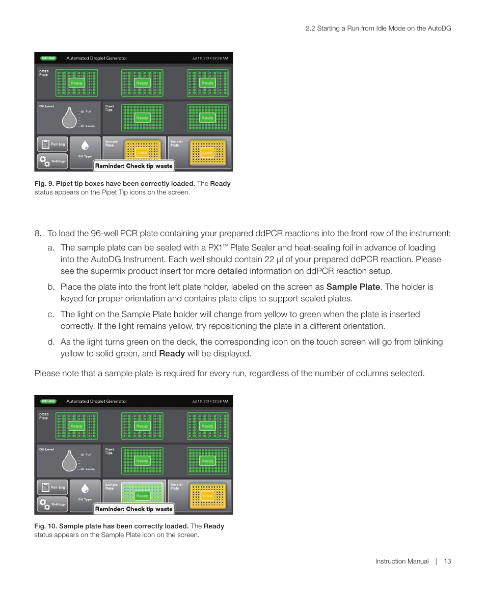 Bio-Rad QX200™ AutoDG™ Droplet Digital™ PCR System User Manual | Page 21 / 48