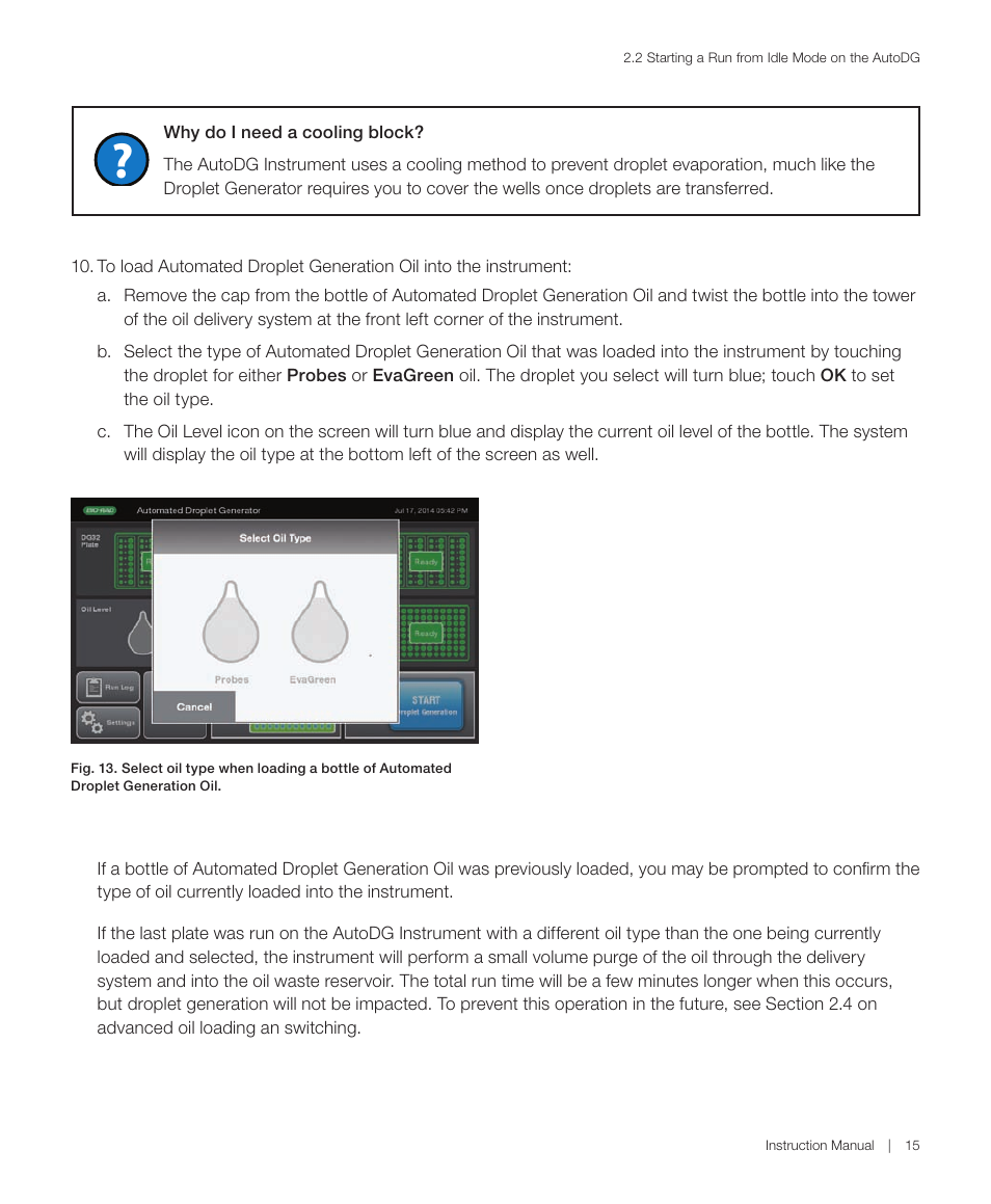 Bio-Rad QX200™ AutoDG™ Droplet Digital™ PCR System User Manual | Page 23 / 48