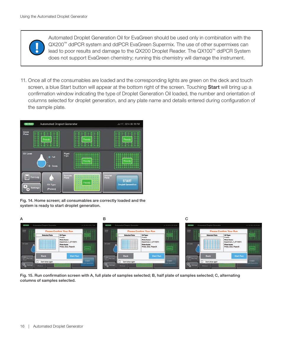 Bio-Rad QX200™ AutoDG™ Droplet Digital™ PCR System User Manual | Page 24 / 48