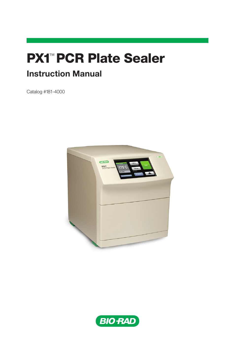 Bio-Rad Peelable Foil Heat Seal User Manual | 24 pages