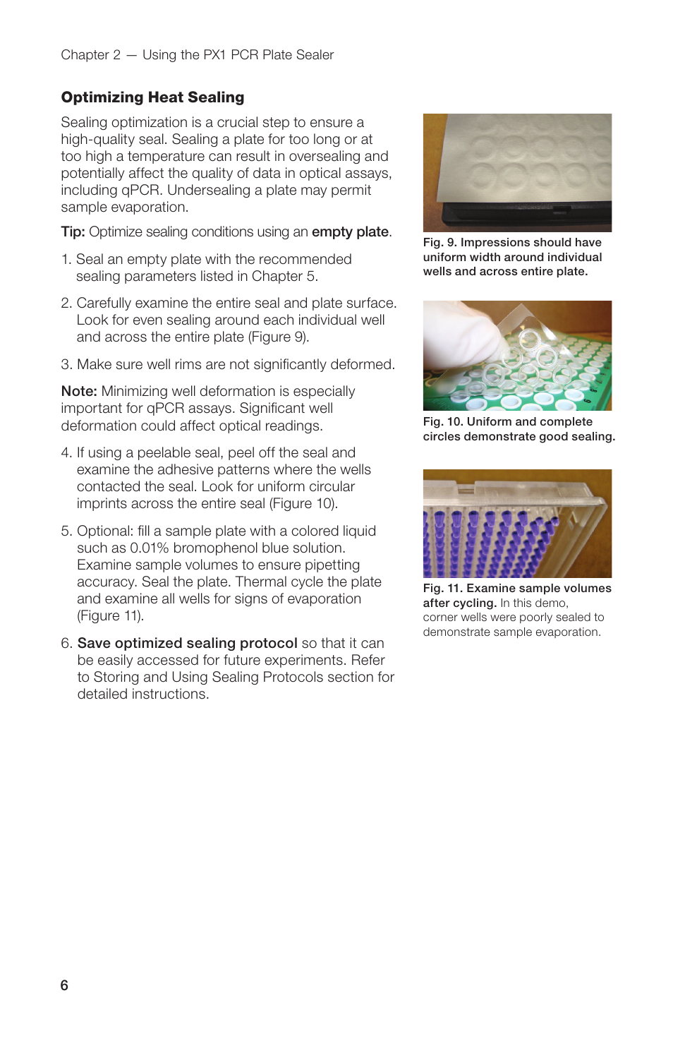 Optimizing heat sealing | Bio-Rad Peelable Foil Heat Seal User Manual | Page 12 / 24