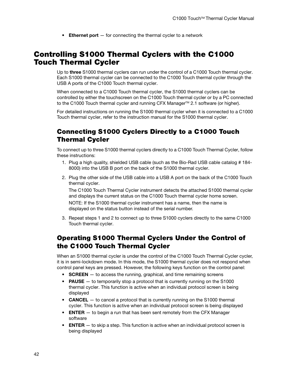 Bio-Rad C1000 Touch™ Thermal Cycler User Manual | Page 51 / 61