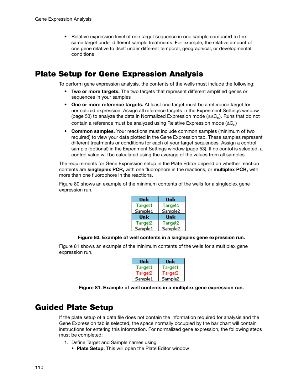 Plate setup for gene expression analysis, Guided plate setup | Bio-Rad Firmware & Software Updates User Manual | Page 123 / 178