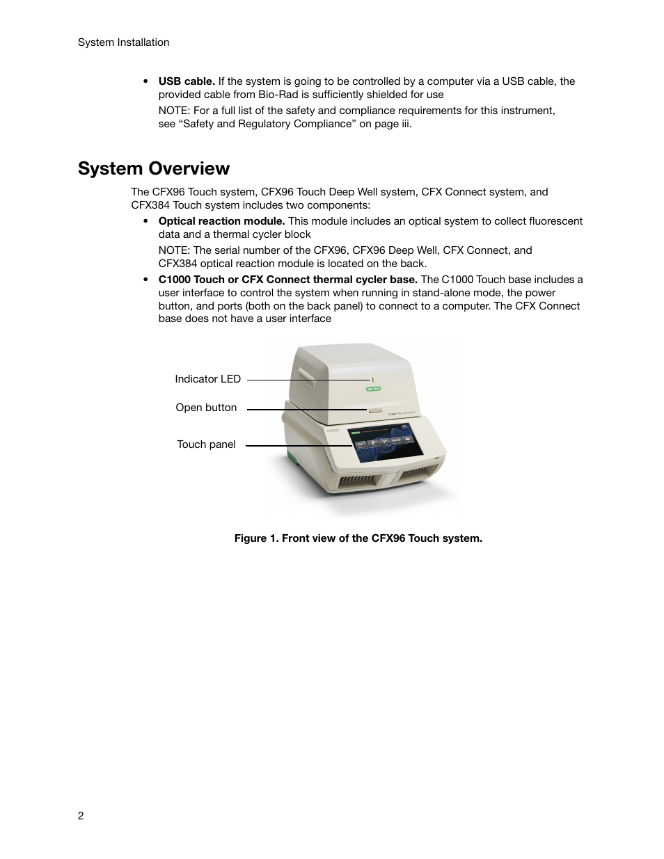 System overview | Bio-Rad Firmware & Software Updates User Manual | Page 15 / 178