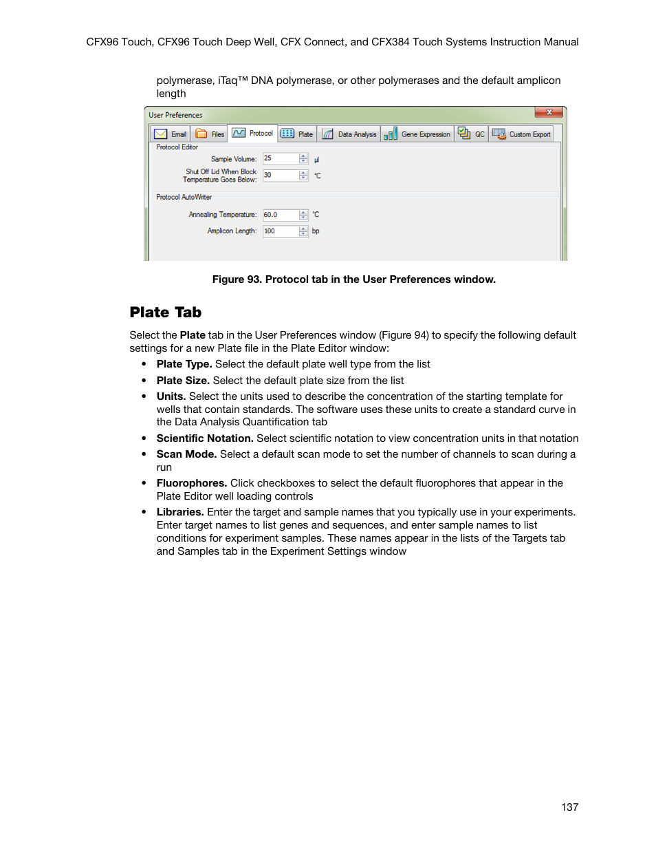 Plate tab | Bio-Rad Firmware & Software Updates User Manual | Page 150 / 178