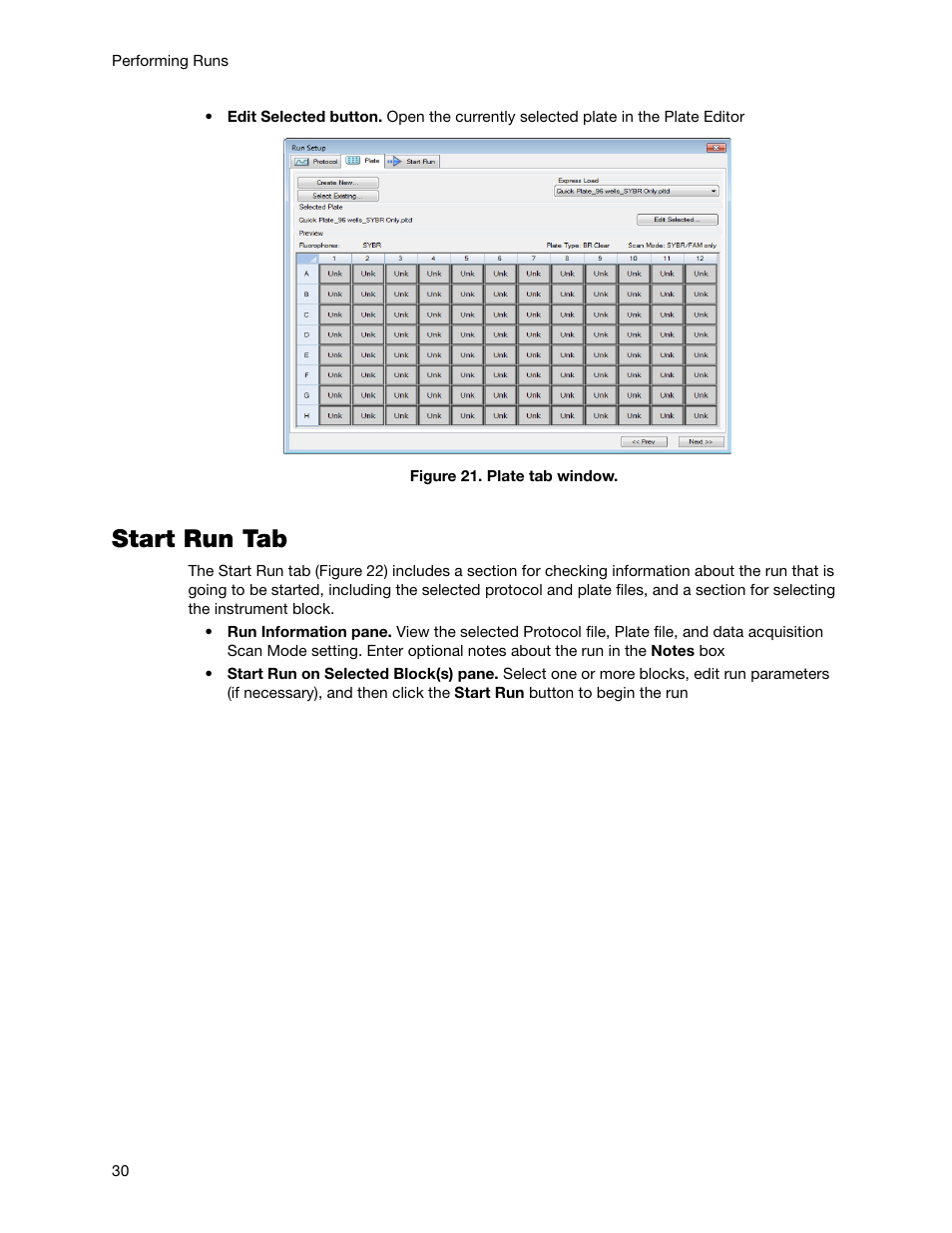 Start run tab, Figure 21) | Bio-Rad Firmware & Software Updates User Manual | Page 43 / 178