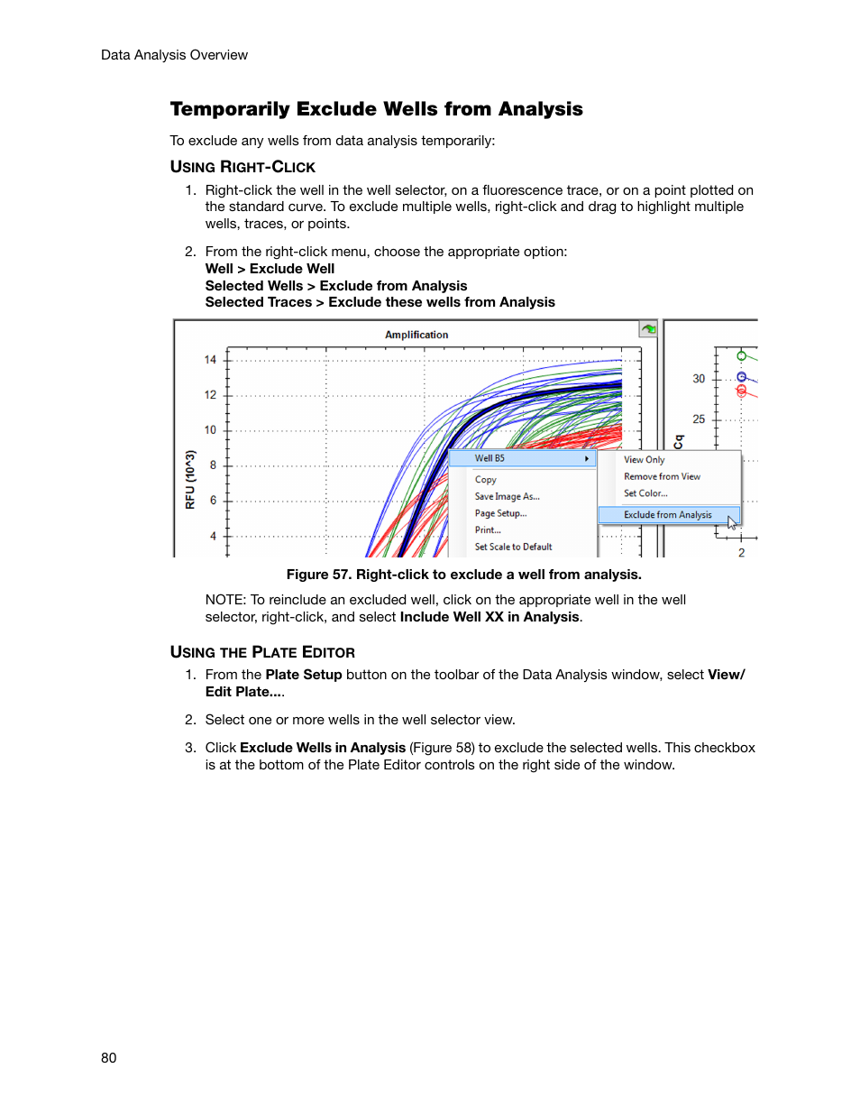 Temporarily exclude wells from analysis | Bio-Rad Firmware & Software Updates User Manual | Page 93 / 178