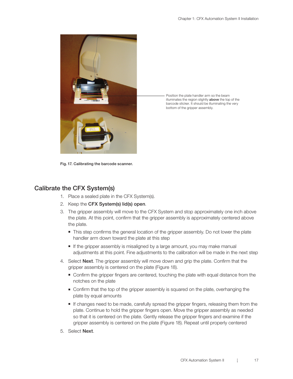 Test the calibration, Calibrate the cfx system(s) | Bio-Rad CFX Automation System II User Manual | Page 25 / 48