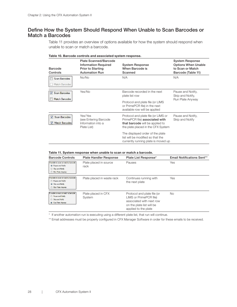 Bio-Rad CFX Automation System II User Manual | Page 36 / 48
