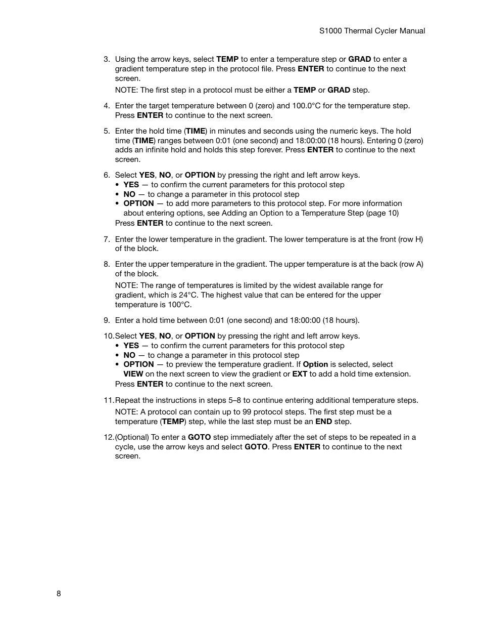 Bio-Rad S1000™ Thermal Cycler User Manual | Page 17 / 41