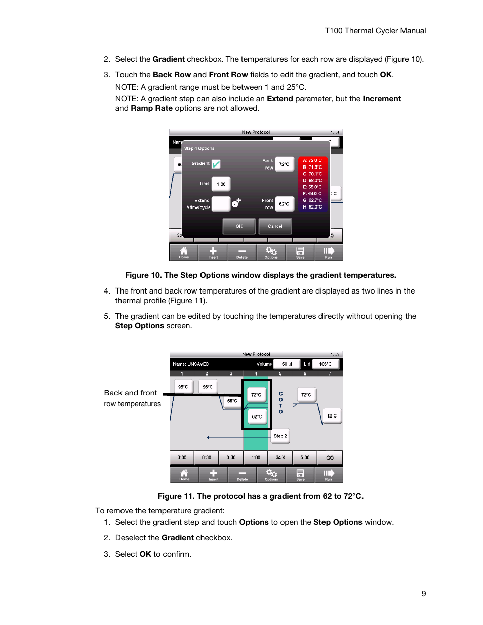 Bio-Rad T100™ Thermal Cycler User Manual | Page 19 / 40