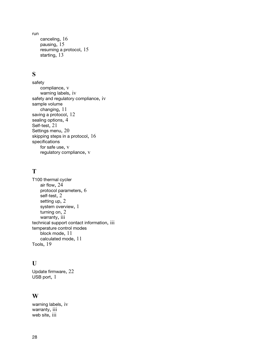 Bio-Rad T100™ Thermal Cycler User Manual | Page 38 / 40