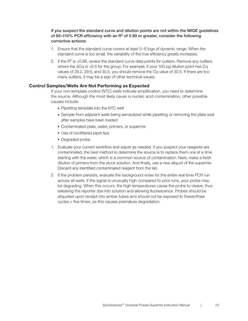 Bio-Rad SsoAdvanced™ Universal Probes Supermix User Manual | Page 25 / 29