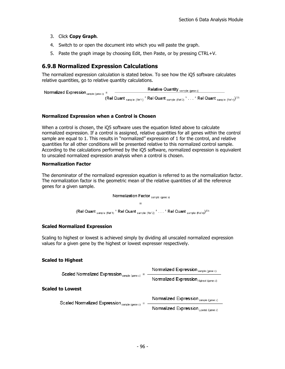 Bio-Rad iQ™5 Optical System Software, Version 2.1 User Manual | Page 105 / 152