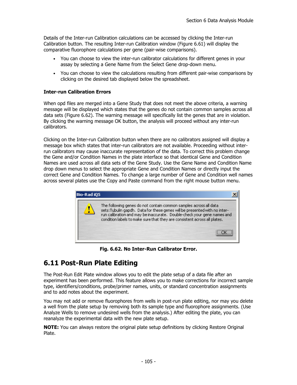 11 post-run plate editing | Bio-Rad iQ™5 Optical System Software, Version 2.1 User Manual | Page 114 / 152