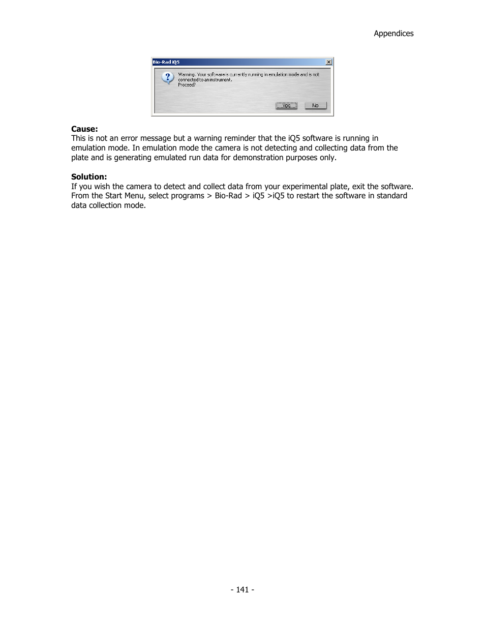 Bio-Rad iQ™5 Optical System Software, Version 2.1 User Manual | Page 150 / 152