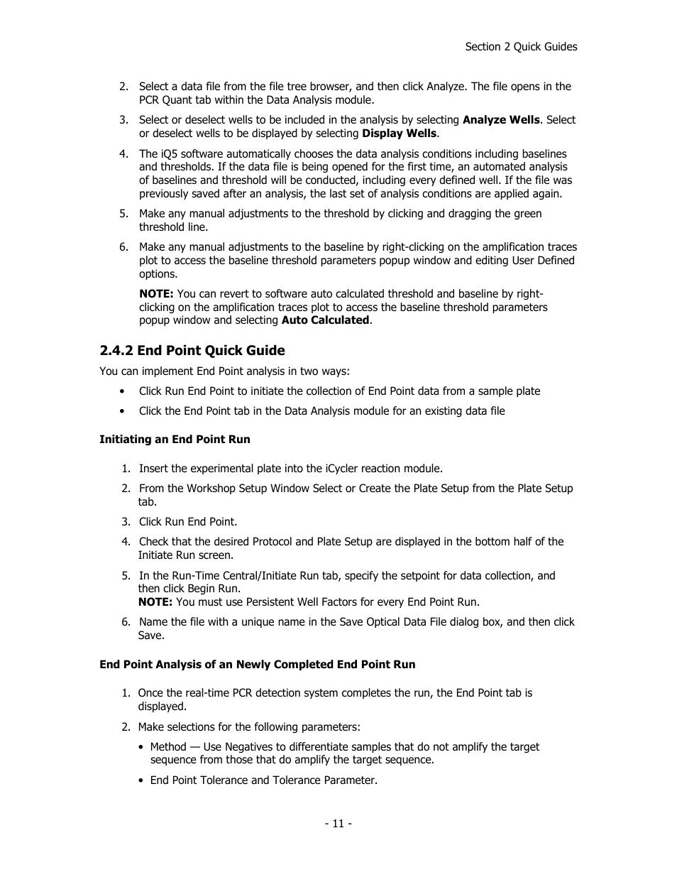 Bio-Rad iQ™5 Optical System Software, Version 2.1 User Manual | Page 20 / 152