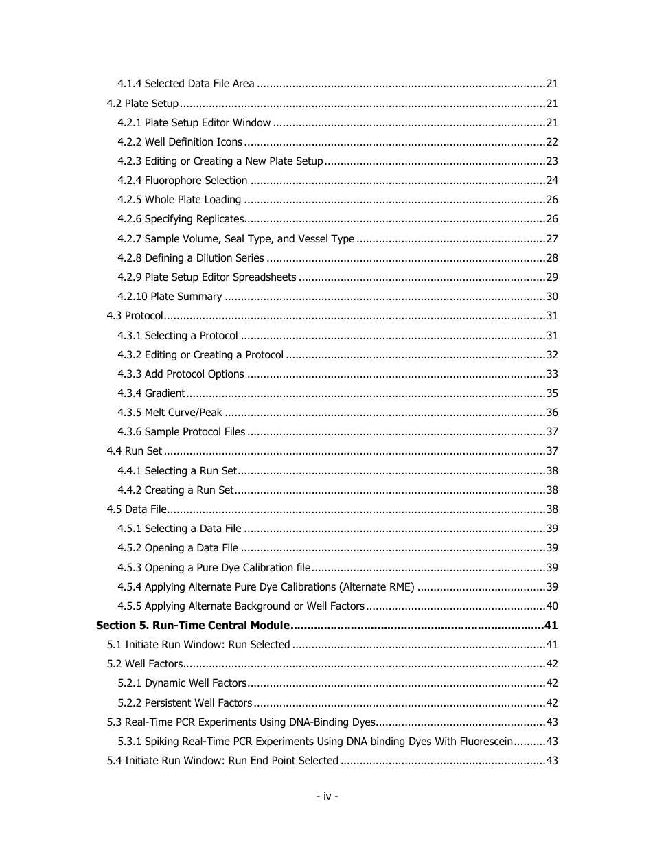 Bio-Rad iQ™5 Optical System Software, Version 2.1 User Manual | Page 5 / 152