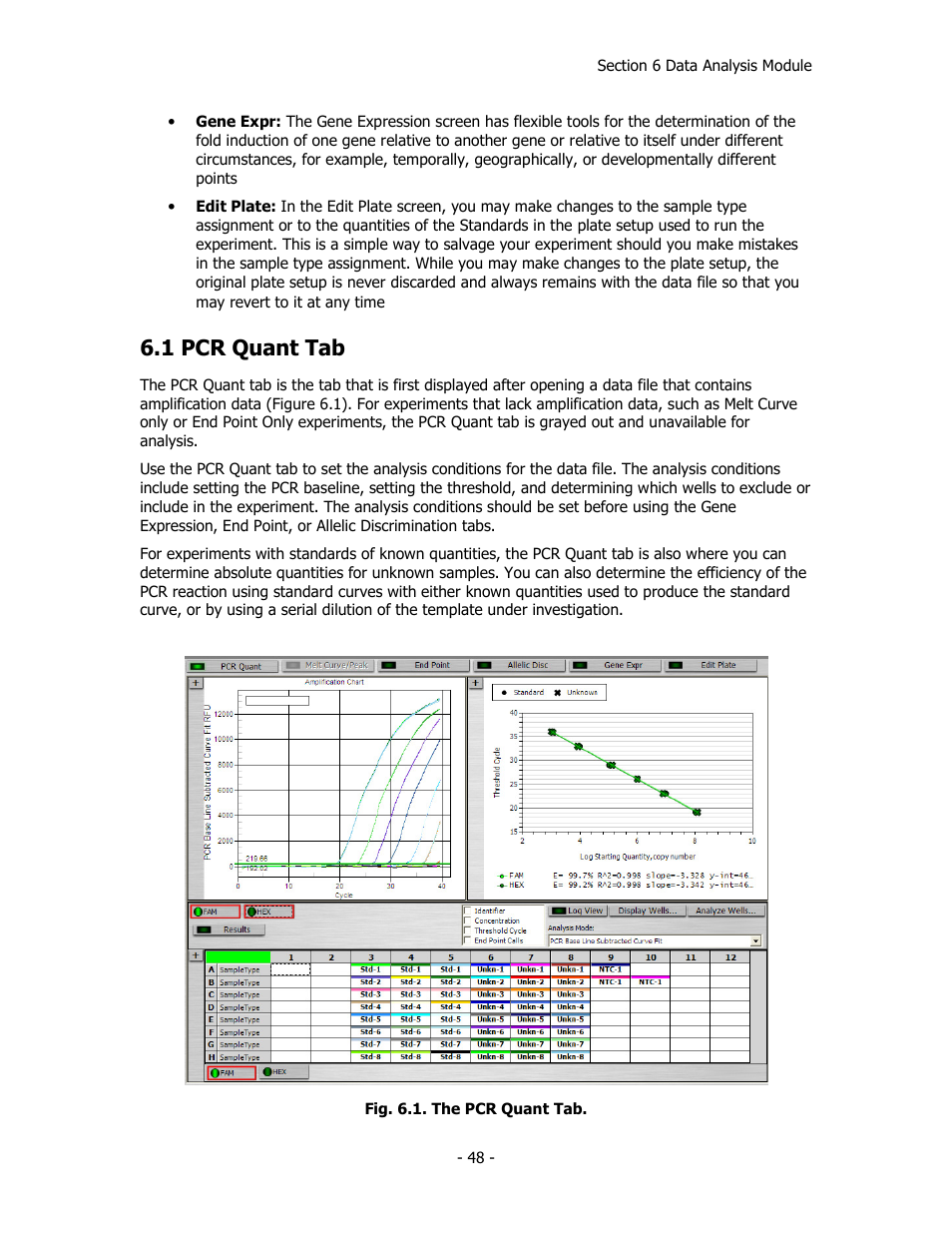 1 pcr quant tab | Bio-Rad iQ™5 Optical System Software, Version 2.1 User Manual | Page 57 / 152
